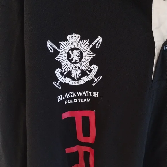 Polo Ralph Lauren Mens Blackwatch Polo Team Long Sleeve Shirt T-Shirt 3XL PRL 15 - Picture 3 of 9